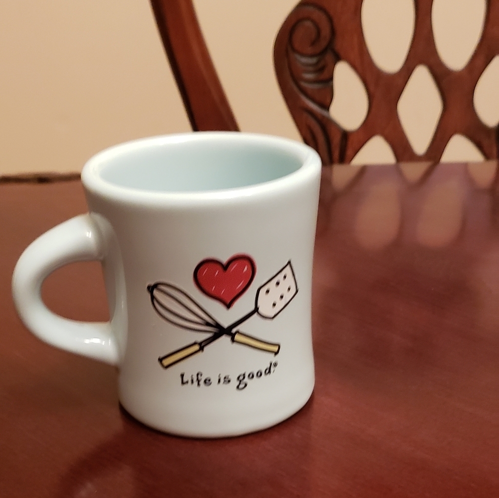 Life Is Good Vintage Coffee Mug For Backers - Picture 2 of 6